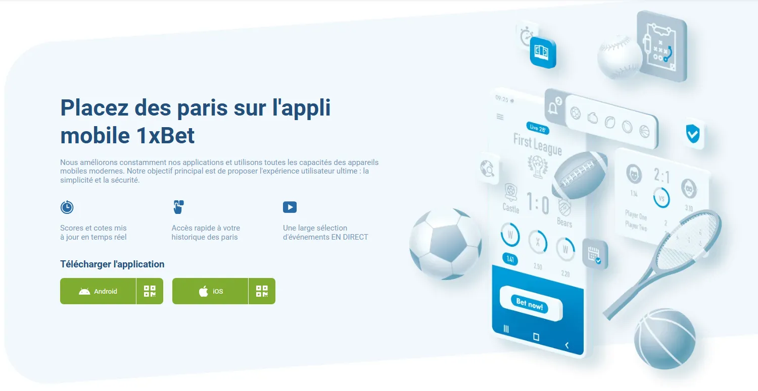 Télécharger 1xBet APK sur Android en quelques étapes 